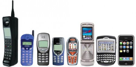 La evolución de los teléfonos móviles 